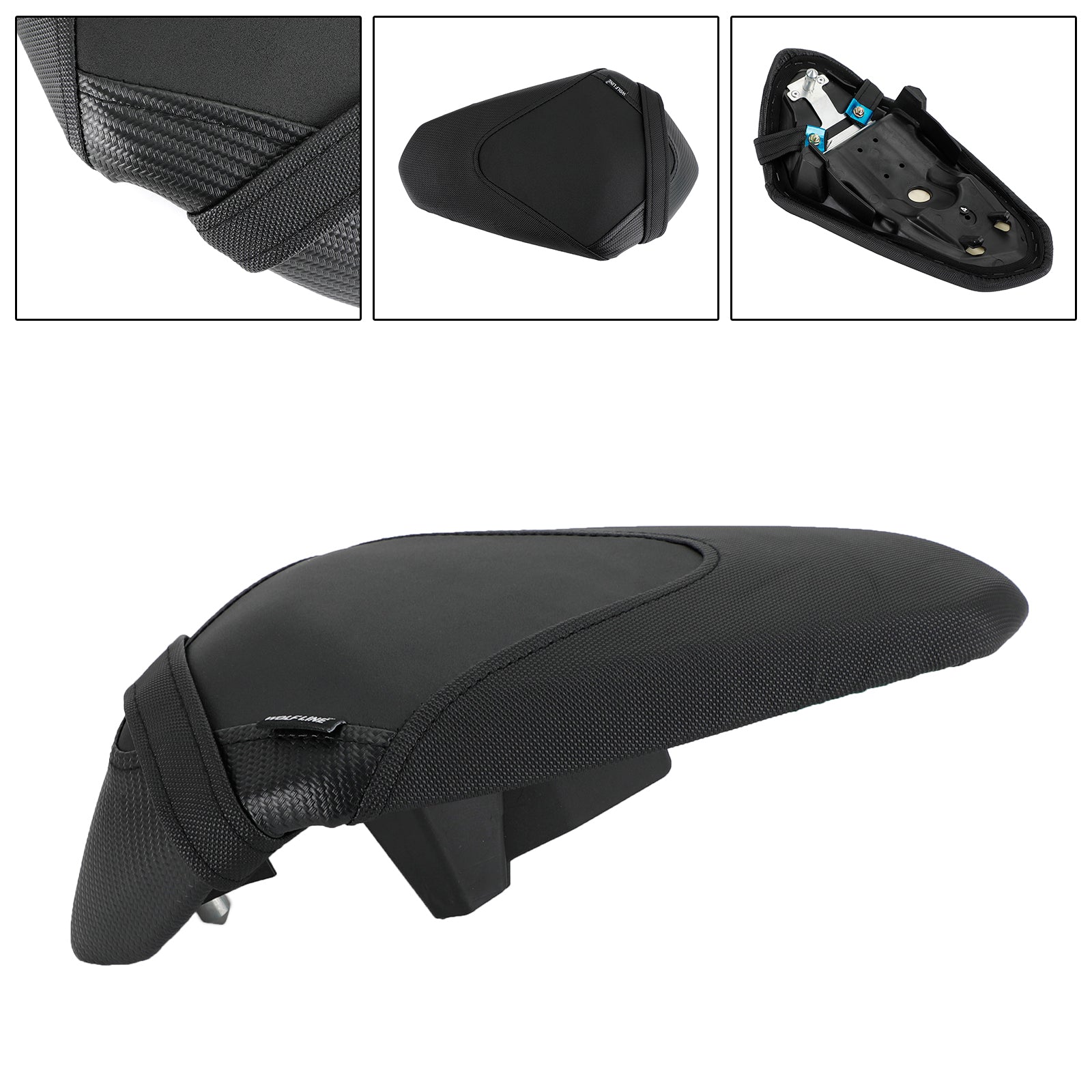 Bakre passagerarsäte Pillion Saddle Flat för Kawasaki Ninja 400 Z400 18-22