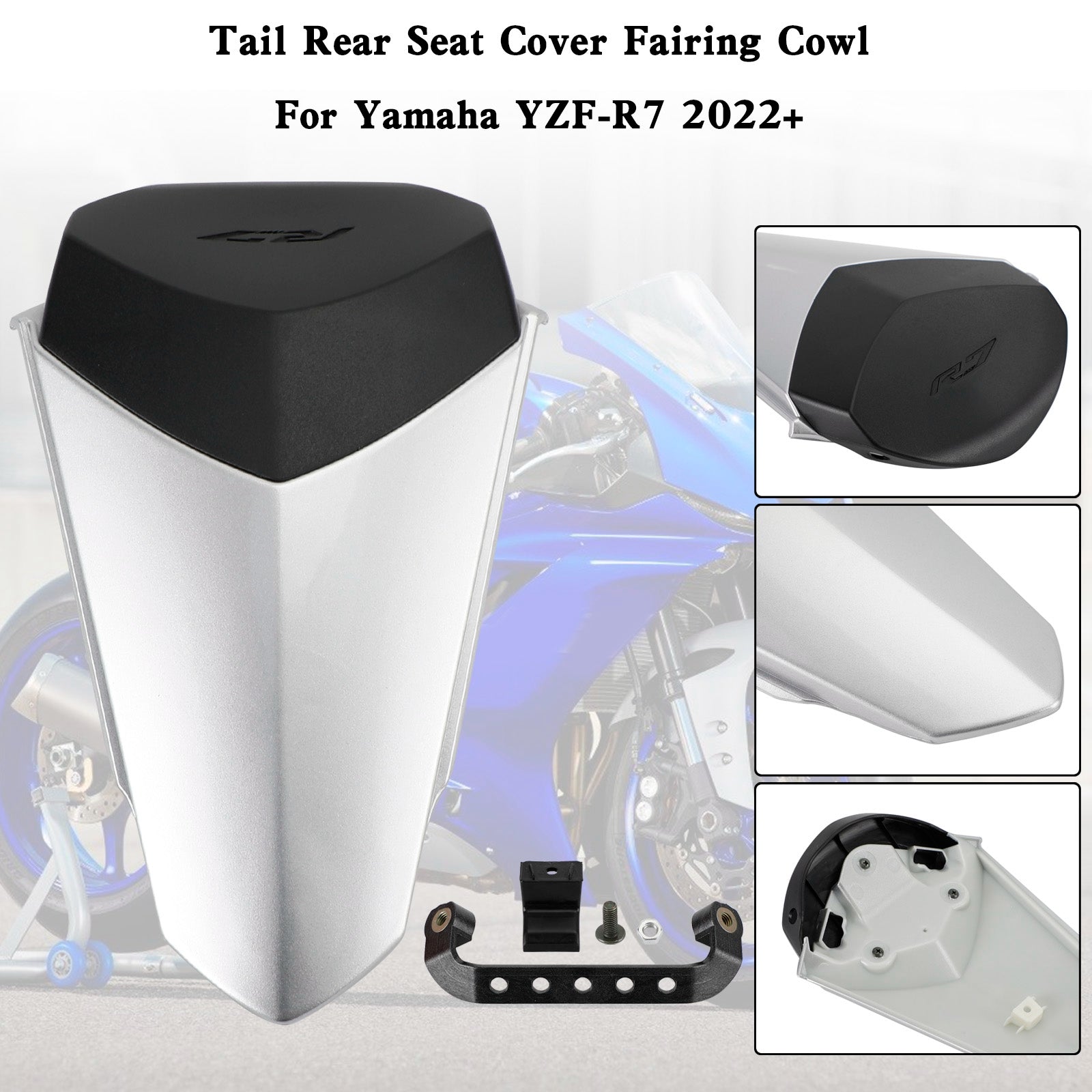 2022-2023 YAMAHA YZF-R7 YZF R7 zadné sedadlo Cover Cover COWL COWL