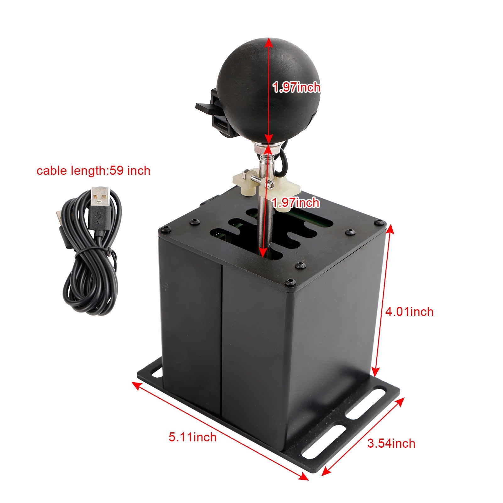 7+R USB Simulator Gear Shifter for Logitech G29 G27 G25 G920 Ratt PC