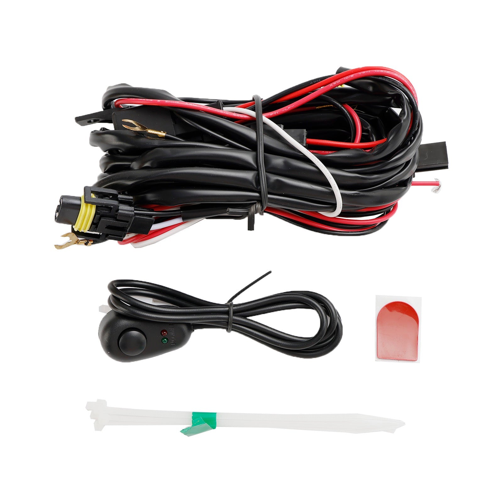 Chevrolet Colorado 2023 2024 Främre stötfångare LED -dimljus + täckning + trådsele