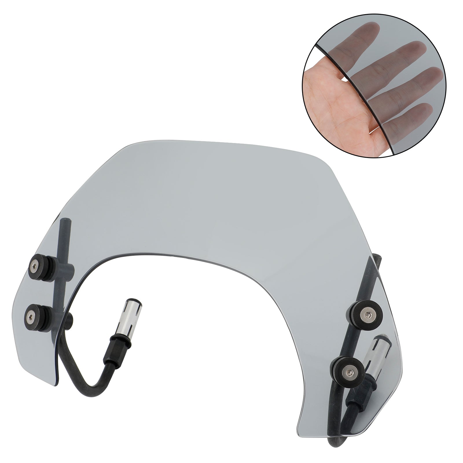 Short Motorcycle Windshield WindScreen fit for Vespa Sprint 150 2016-2023