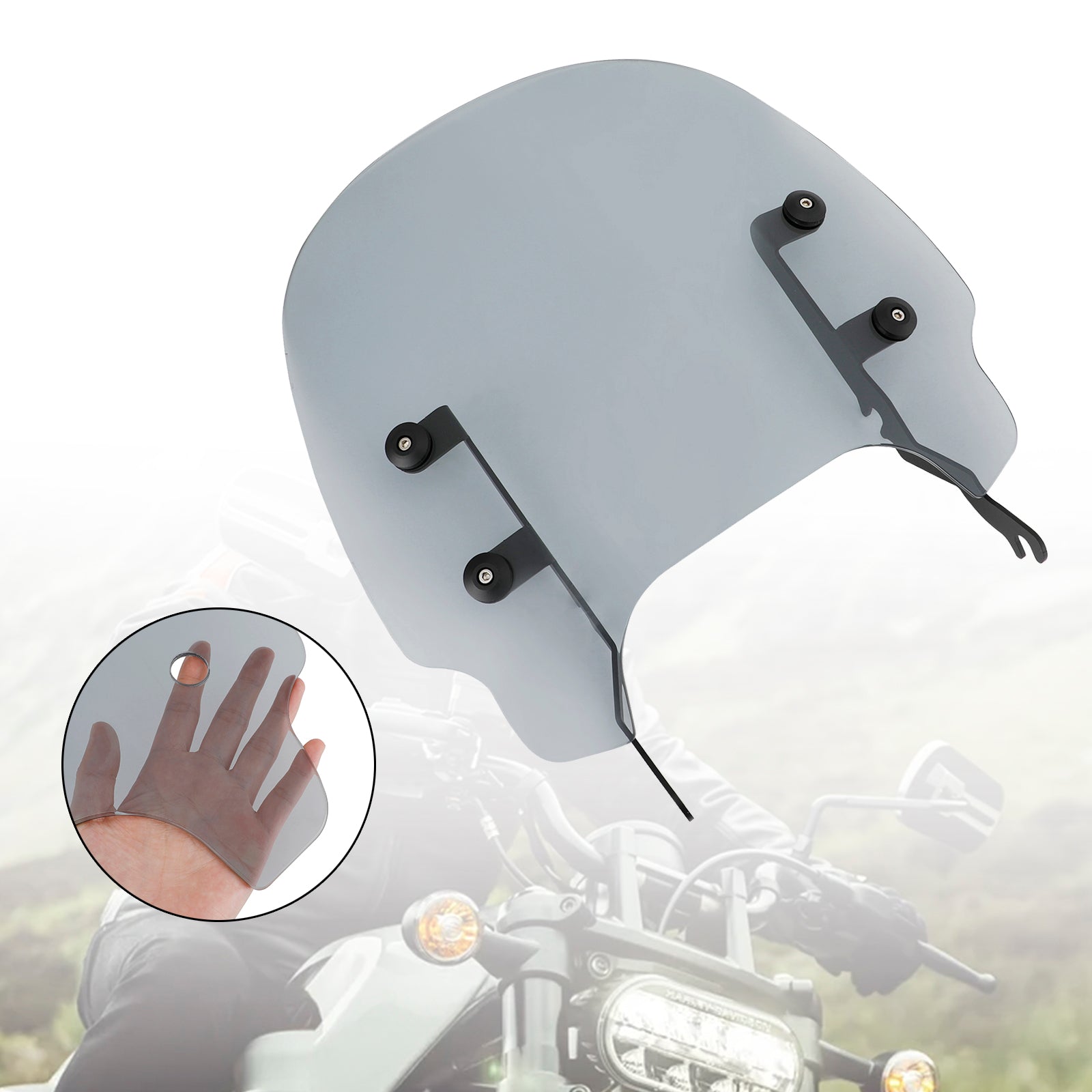 Parabrisas de motocicleta ABS apto para Sportster S RH1250 2021-2022 Fedex Express