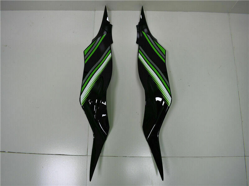 2013-2016 KAWASAKI ZX6R AMOTOPART FAIRING INJECTION KIT PLASTIQUE KIT VERT KIT ADM