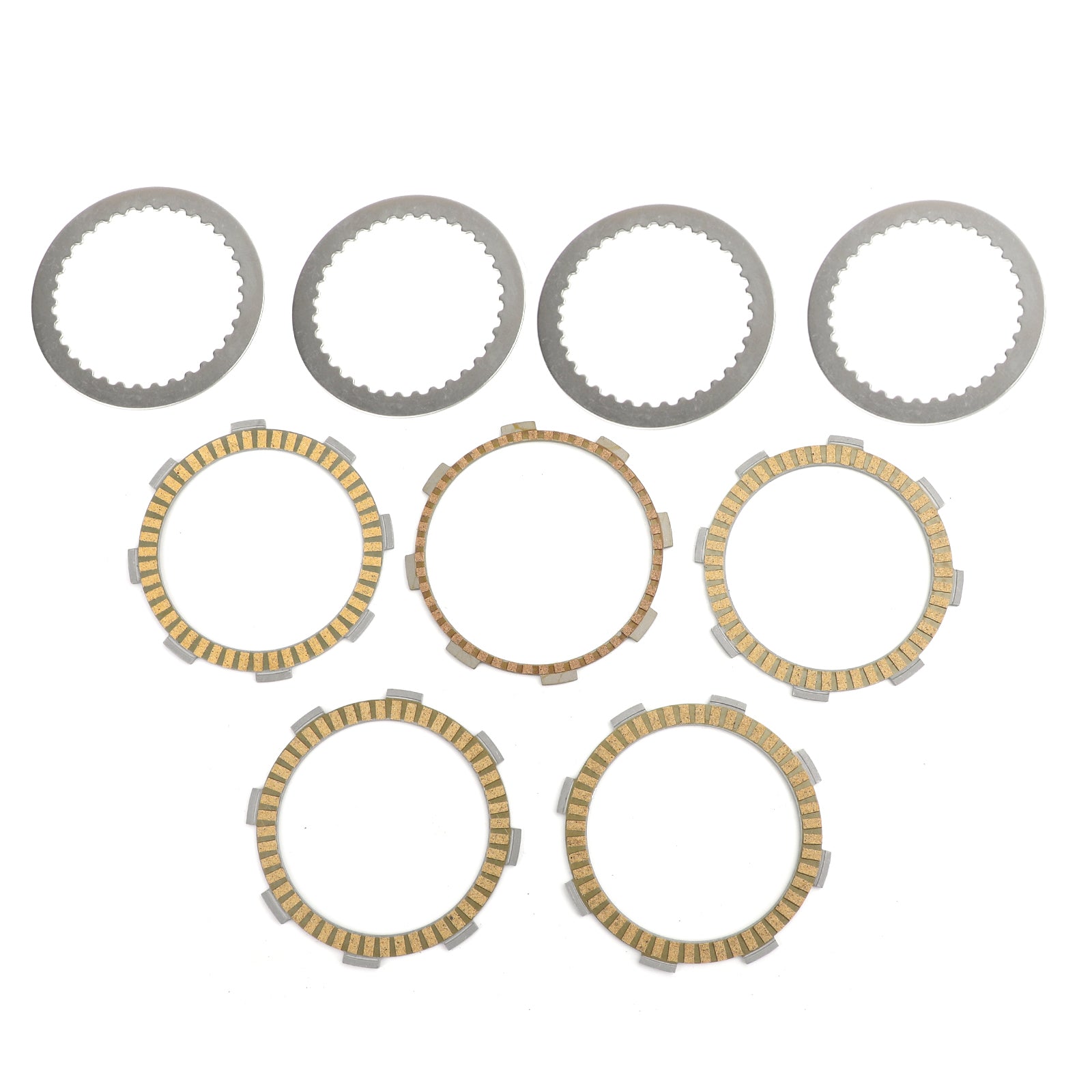 Kopplingssats stål & Friktionsplattor passar för Honda CBR125R CBR125 CBR150R TA200 Generisk