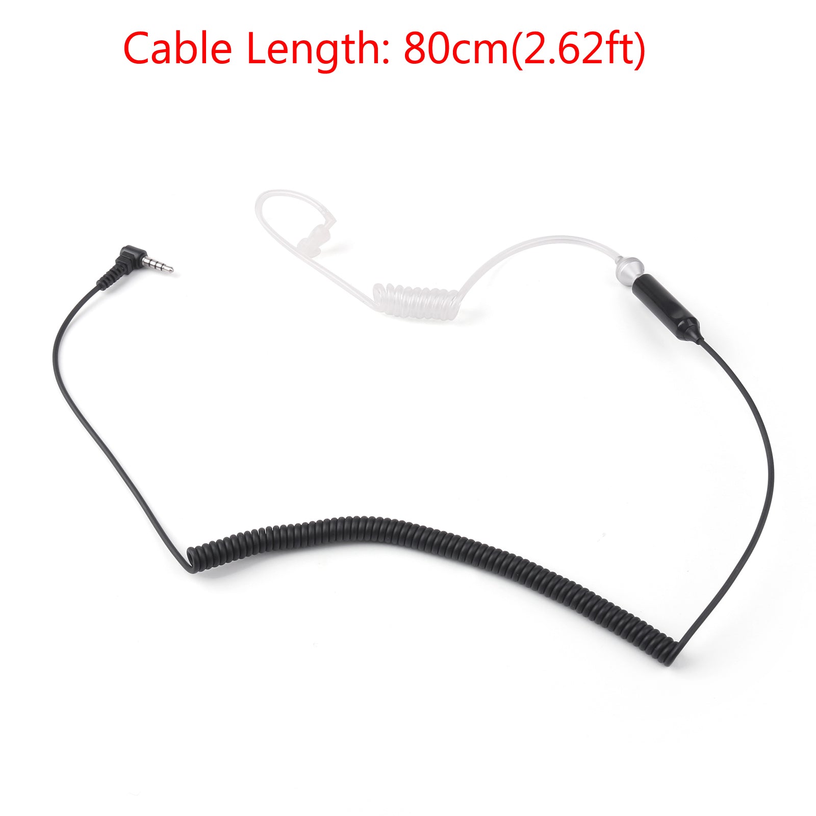 3,5 mm Air Tube-hoofdtelefoon Anti-straling Oortelefoon Bodyguard-headset met microfoon