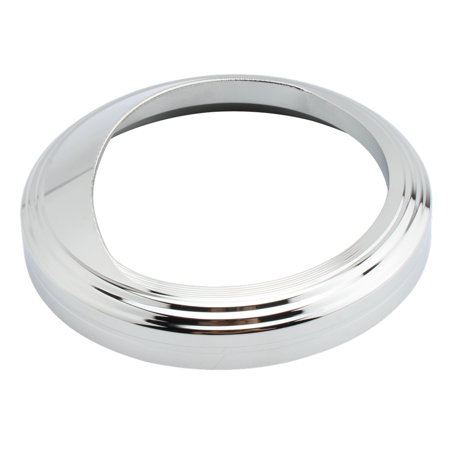 5" Snelheidsmeterbehuizing Toerentellerdekselbescherming voor Glide Softail Fat Boy Fxst Zilver