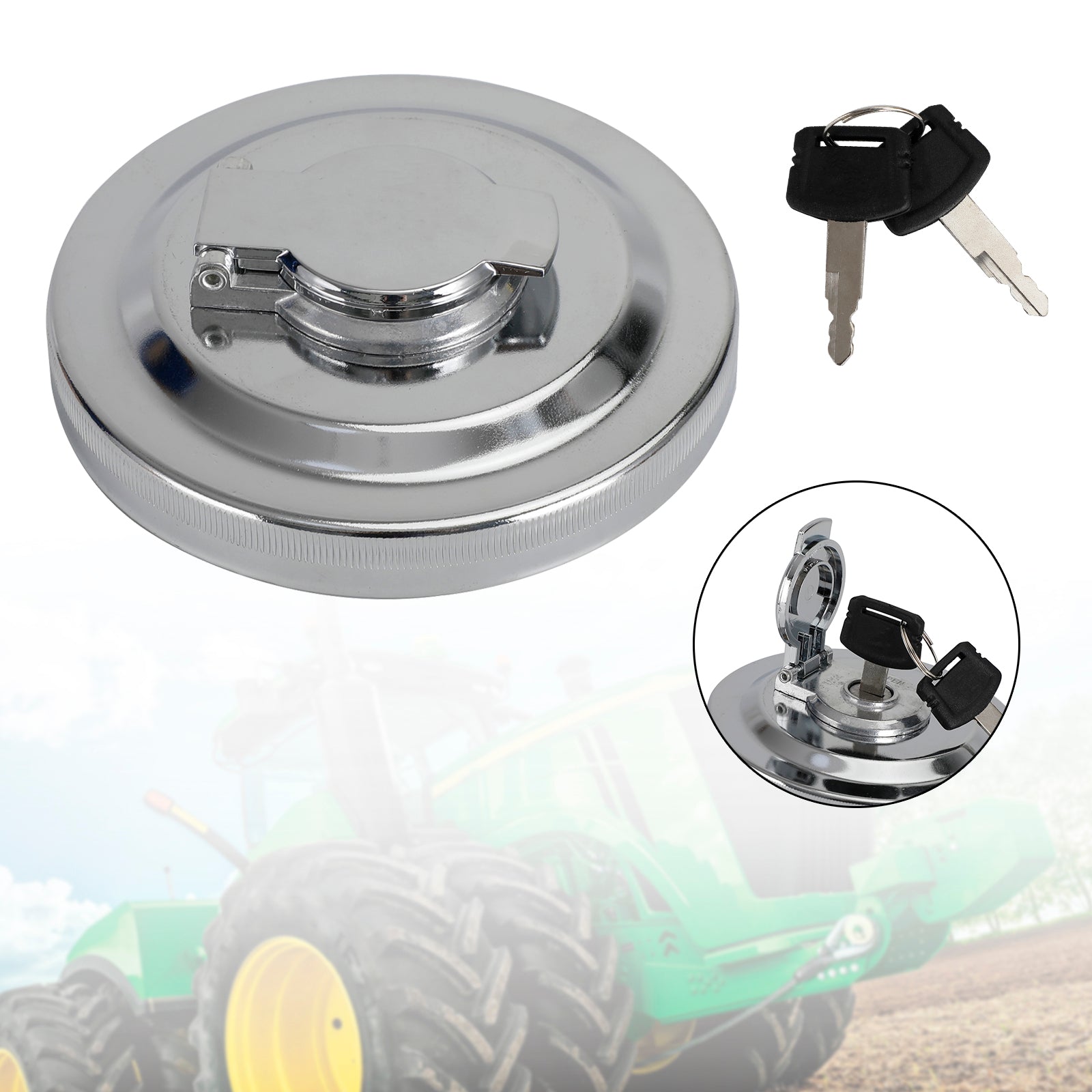 Tapa del tanque de combustible 4361638 AT321249 para excavadora Hitachi John Deere EX120-5 EX100-3