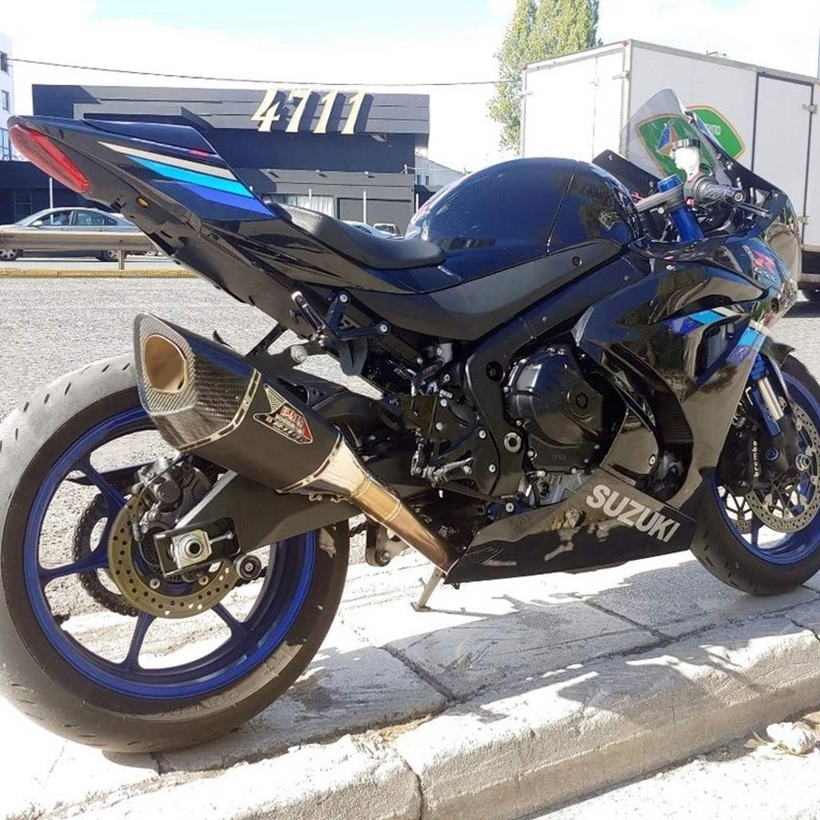 2017-2025 Suzuki GSXR1000 K17 Injektionsmässa Kit Bodywork Plastic ABS #101