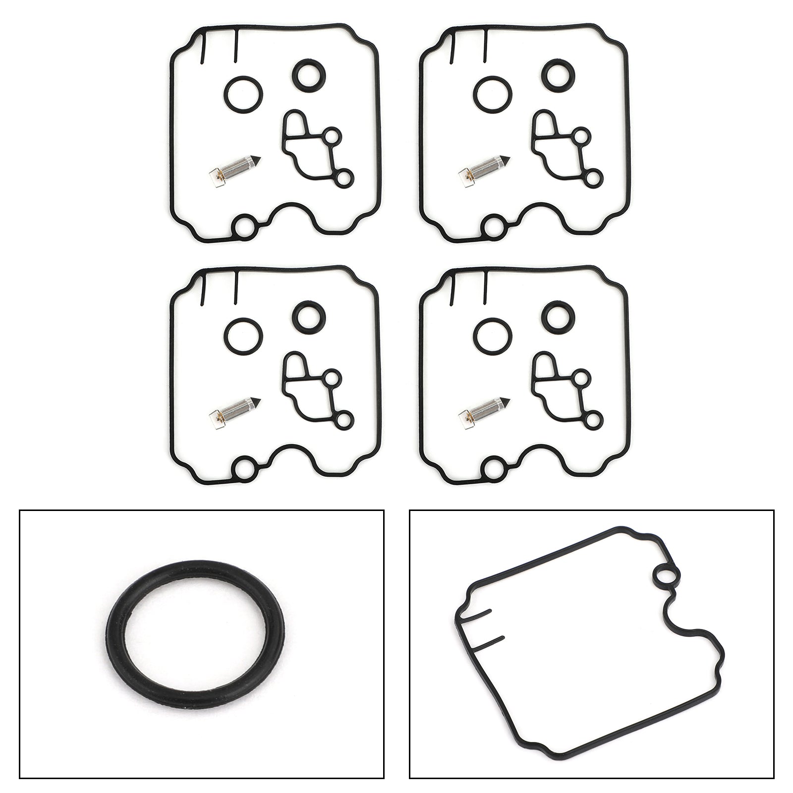 Carburateur Rebuild Reparatieset 4 Sets Voor Yamaha FZR 600 FZR-600 Carb 1989-1999 Generiek