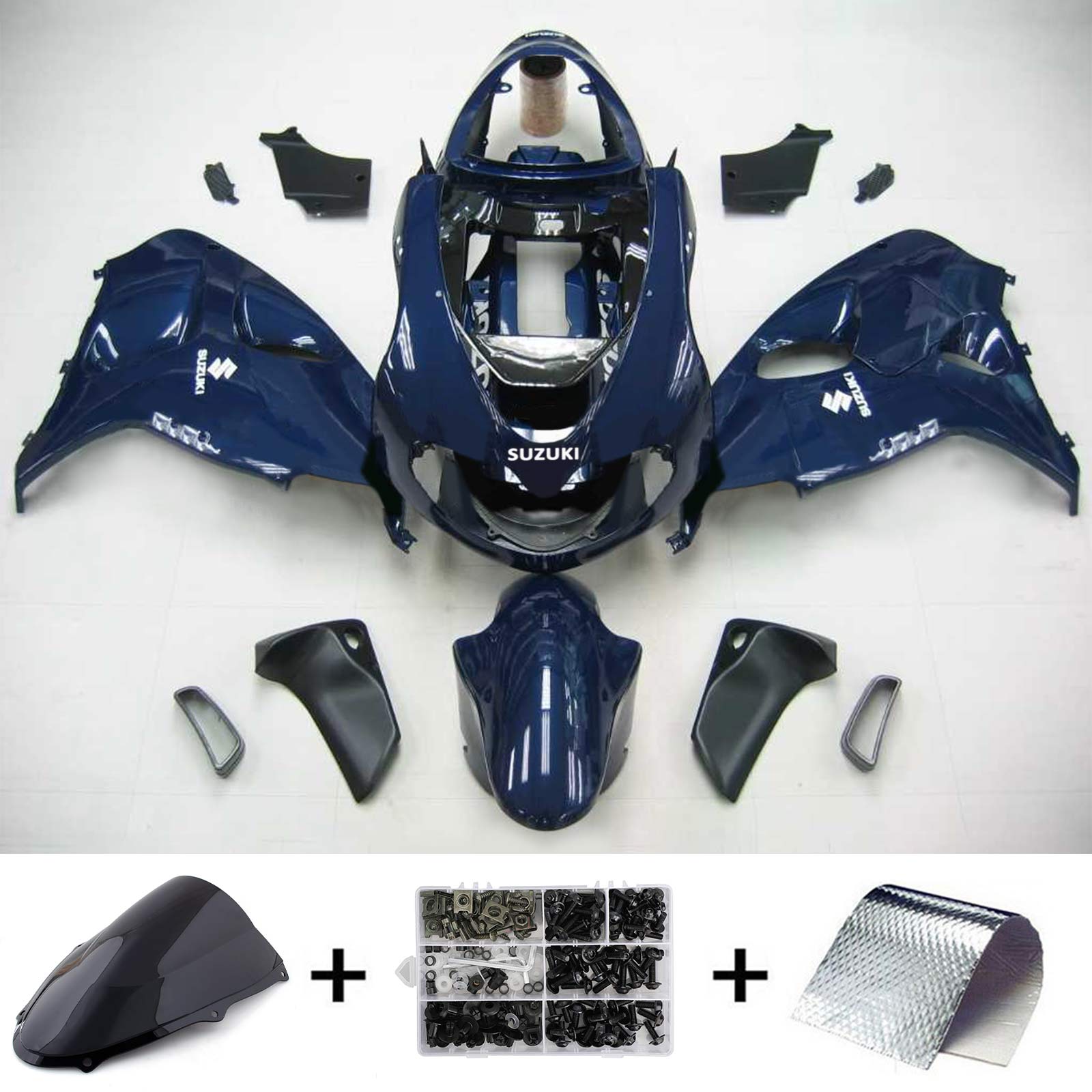 1998-2003 Suzuki TL1000R Amotopart Injeksjon Fairing Kit Bodywork Plast Abs #111