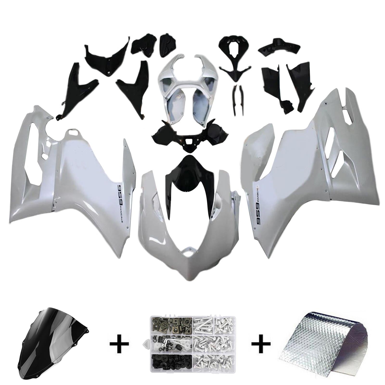 2015-2020 Ducati 1299 959 Kit Carénage Carrosserie Plastique ABS