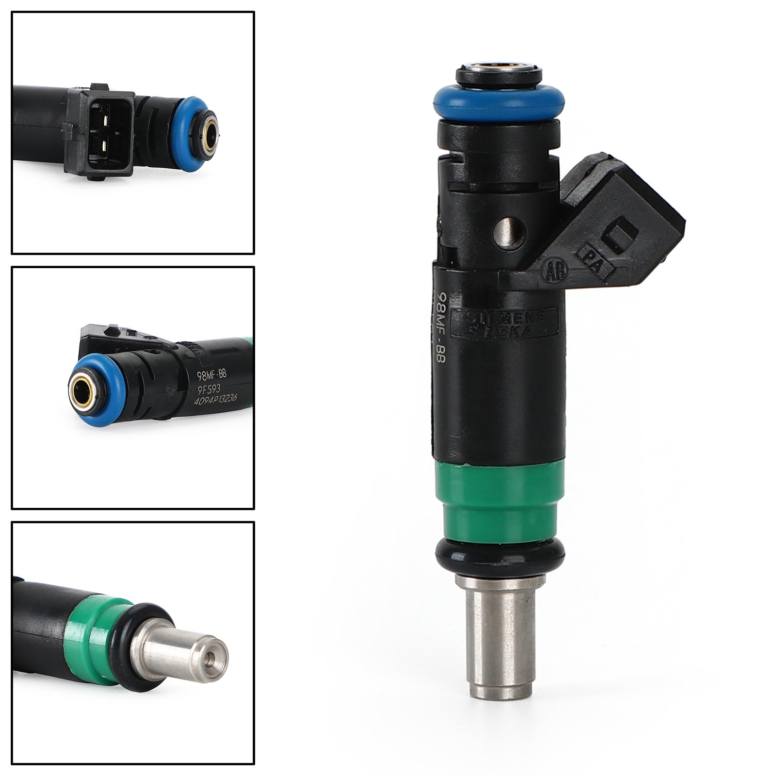 1 inyector de combustible 98MF-BB apto para Ford Fiesta V 2001-2008 Fusion 2002-2012 1.4L genérico