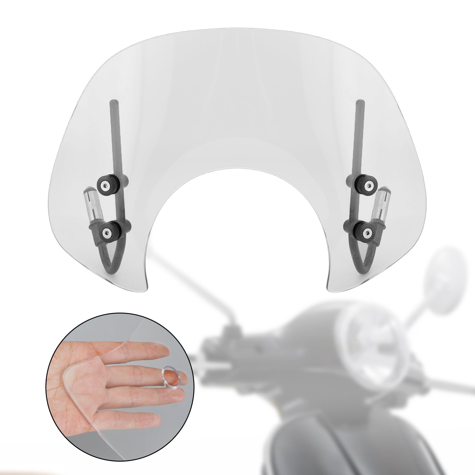 VESPA Primavera 150 2014-2021Short vindrutan vindruta