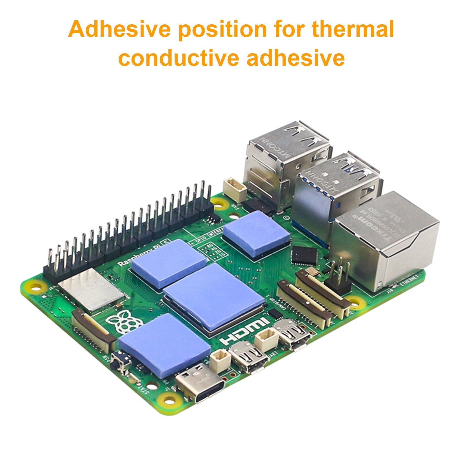 5. ventilátor radiátora malinového pi5 čistý medený materiál chladiaci ventilátor chladiaceho dúchadla
