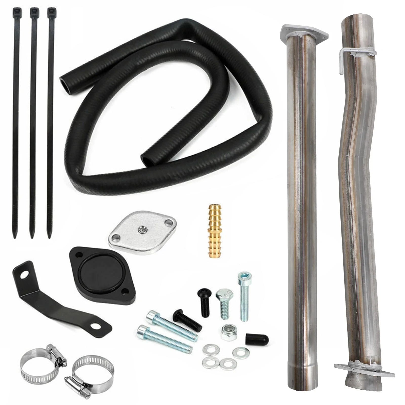 4" Výfukové potrubie + sada EGR + chladiace potrubie pre Ford F250 F350 F450 Super Duty 6.7L Diesel 11-23
