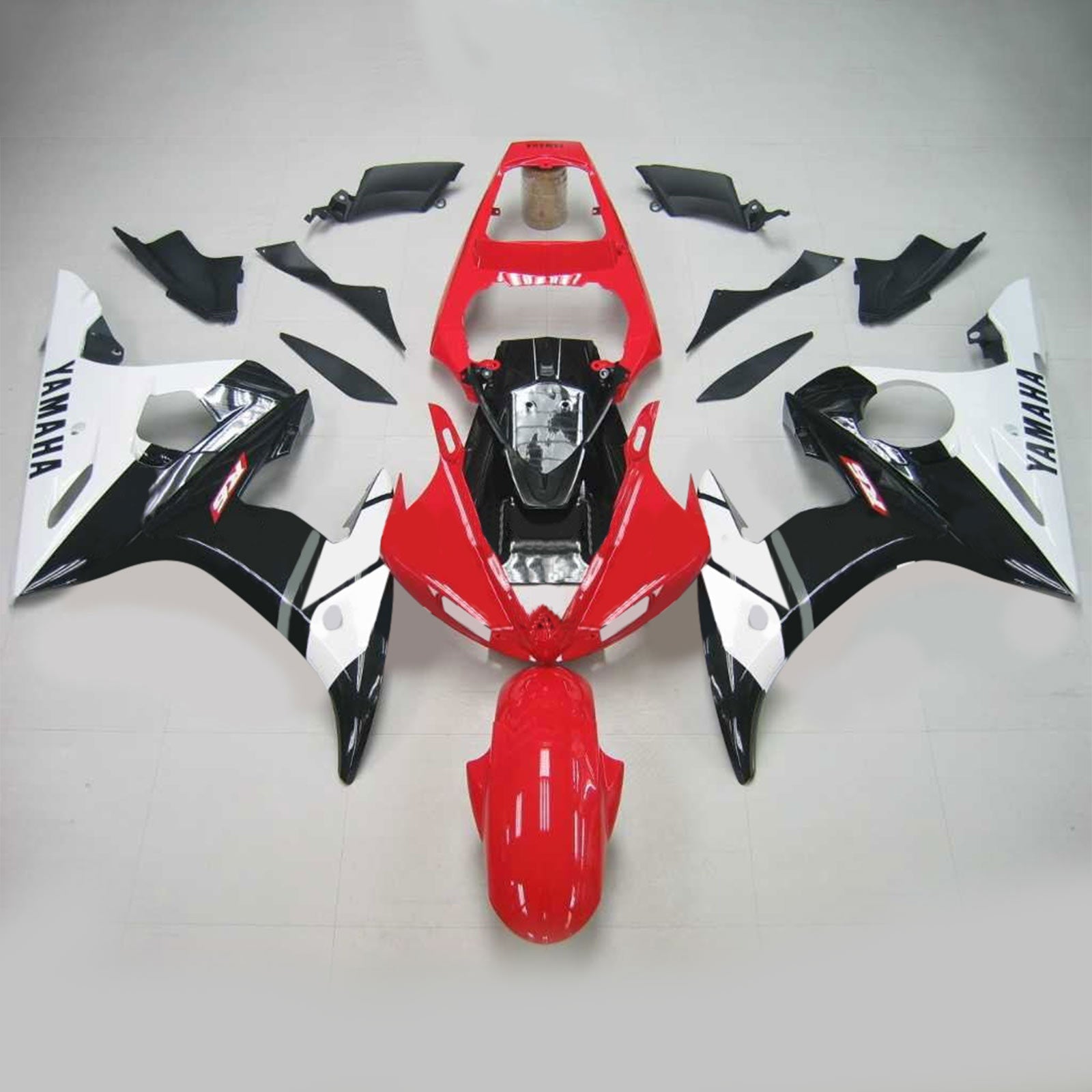 2003-2004 Yamaha Yzf 600 R6 2006-2009 R6S AMOTOPART INJECTION CAURING Kit Bodywork Plastic Abs # 122