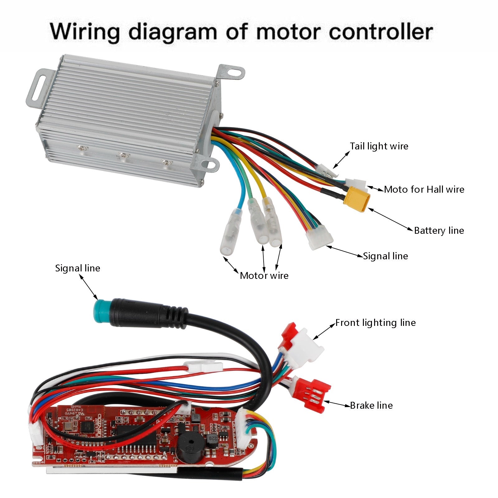 36V350W Controller Bluetooth-kaartbesturingsmodulekit voor M365/PRO e-scooter
