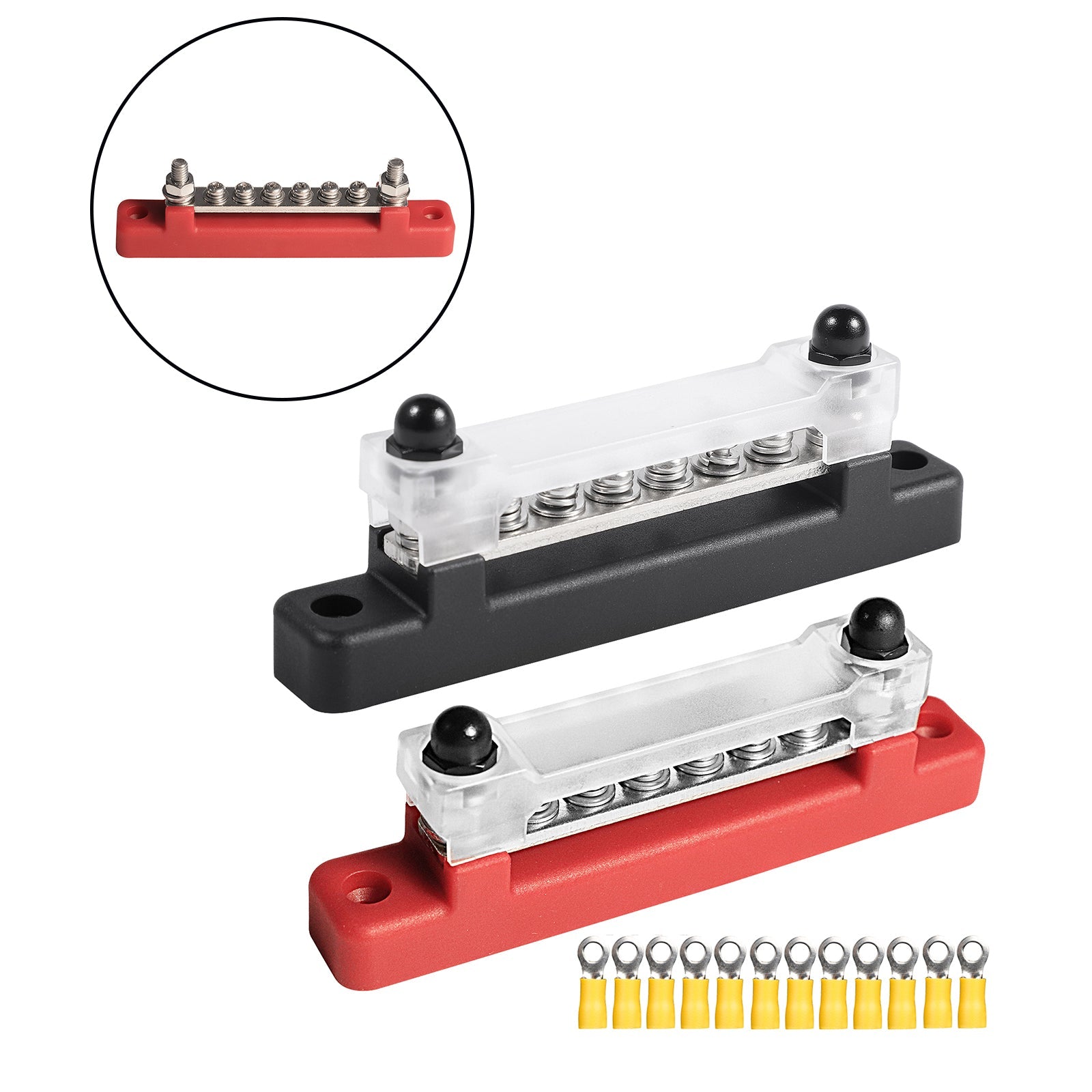 6-weg 150A distributie-aansluitblok auto-marine-boothouderafdekking 48V-busbar