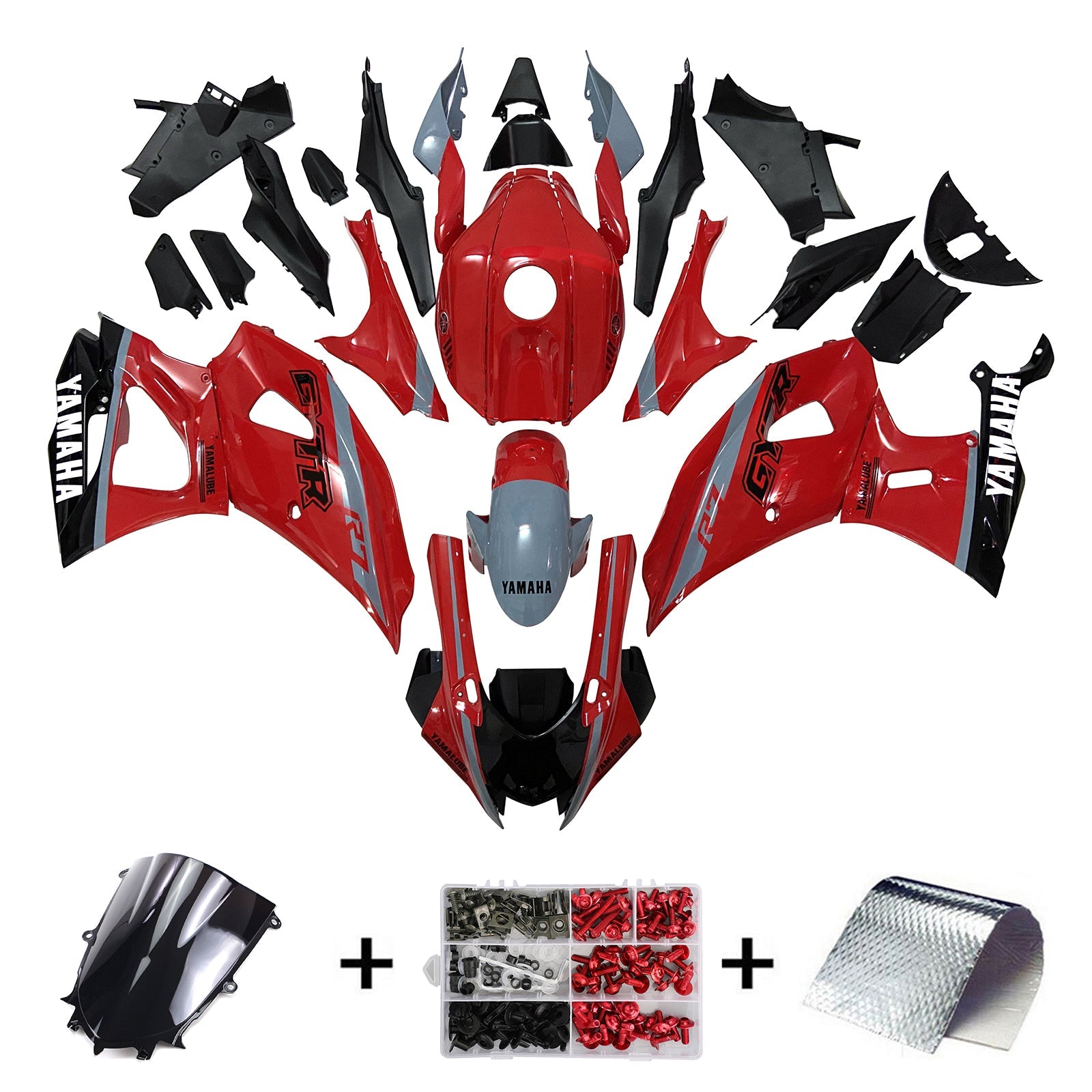 Kit de carénage Yamaha YZF-R7 2021-2024, carrosserie en plastique ABS