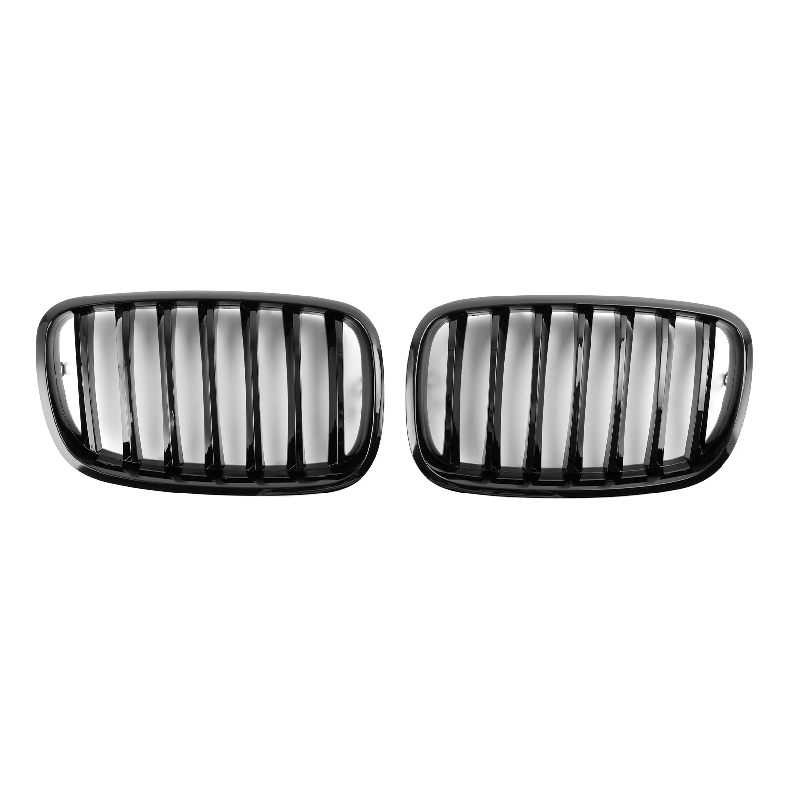 2007-2013 BMW X5 E70/2009-2013 X5 M (E70) Front Bumper Kidney Grille Grill Gloss Black