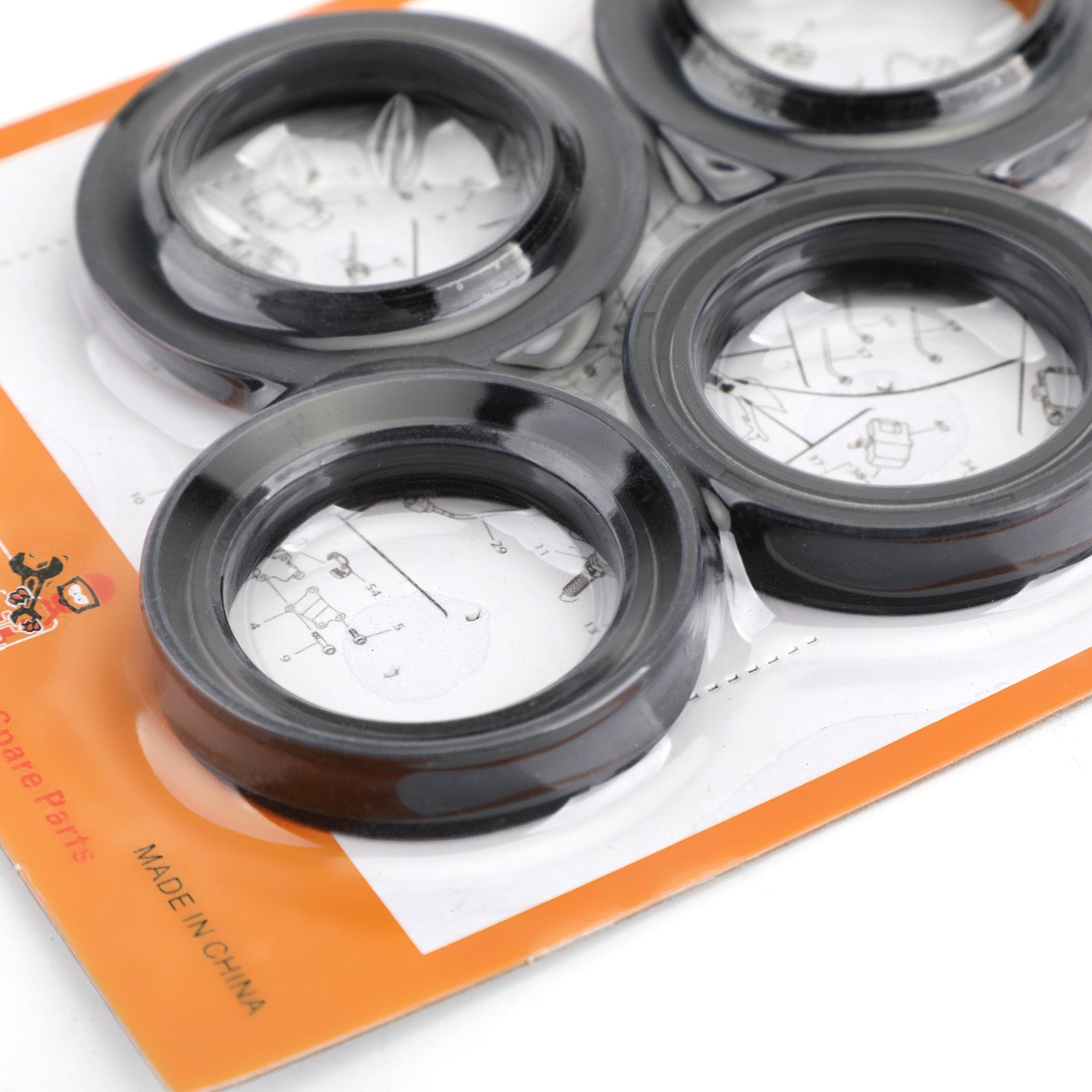 Sceau de joint de fourche avant Set Oil Dust pour Honda CR125R 1981 1982 1983 XR250R 1984 1985 Générique