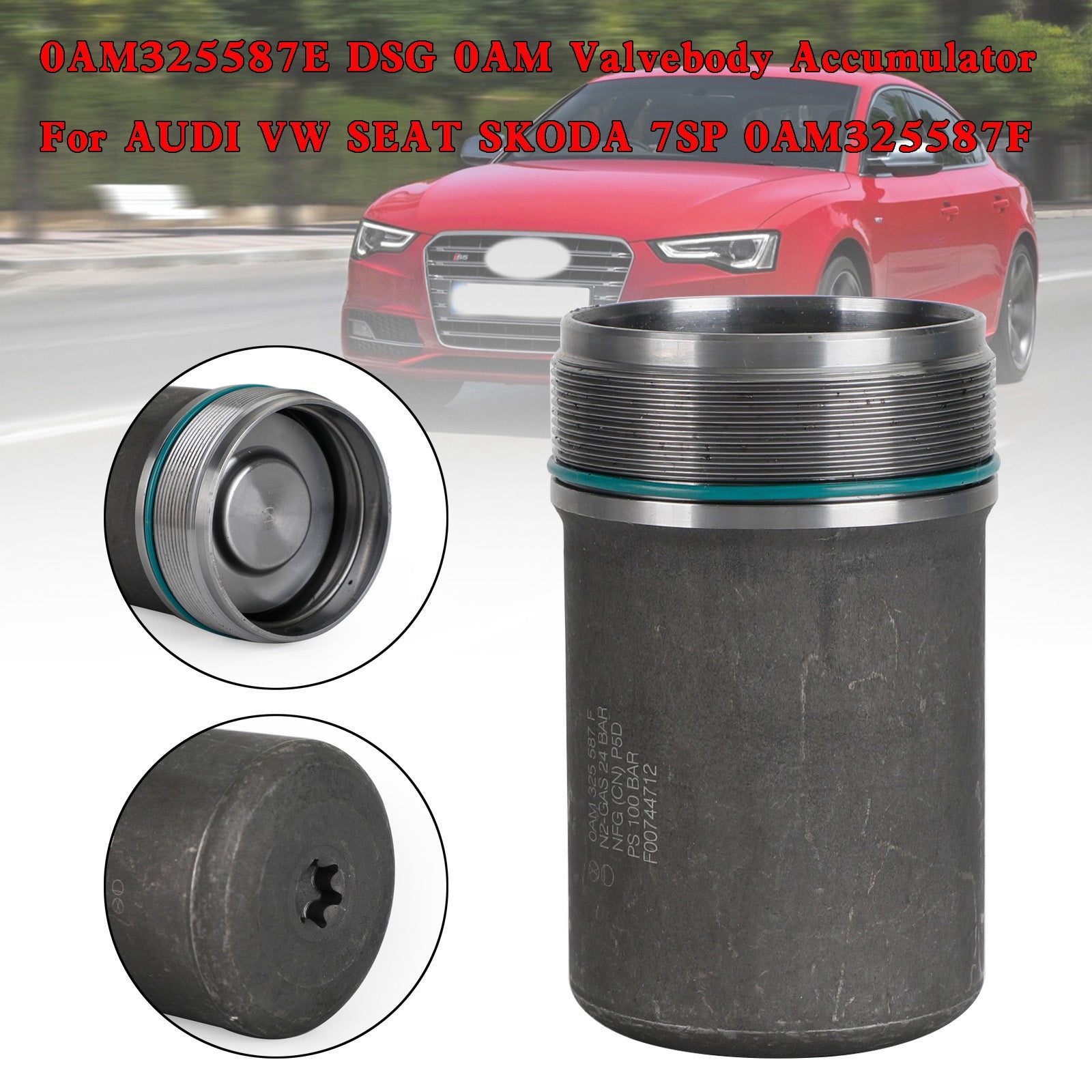 Audi VW SEAT SODA 7SP 0AM325587F 0AM325587E DSG 0AM VALVEBODY ACUMULAUL