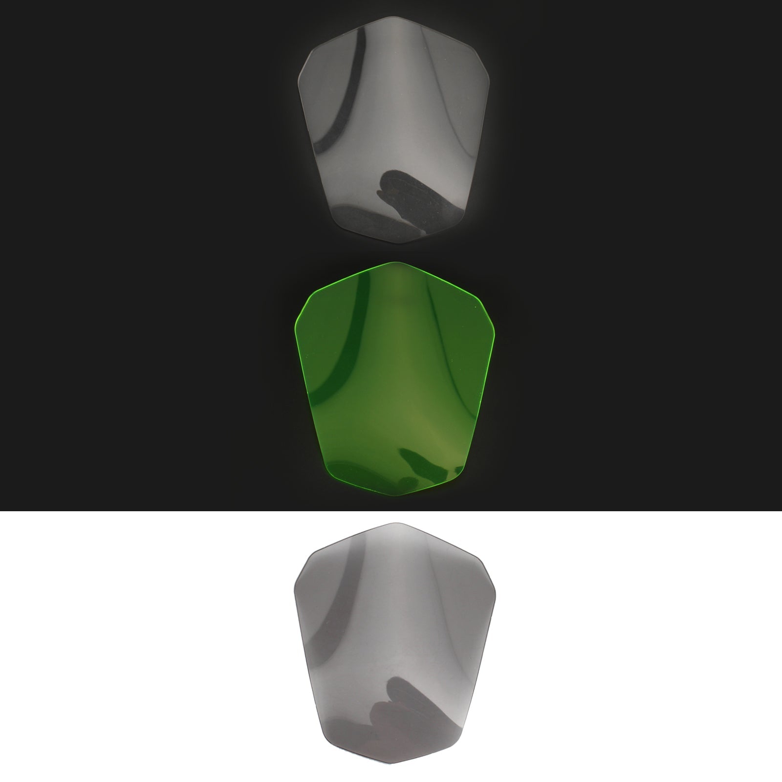 Cubierta de protección de lente de faro delantero para Kawasaki H2 H2R 2015-2019 Smoke Generic