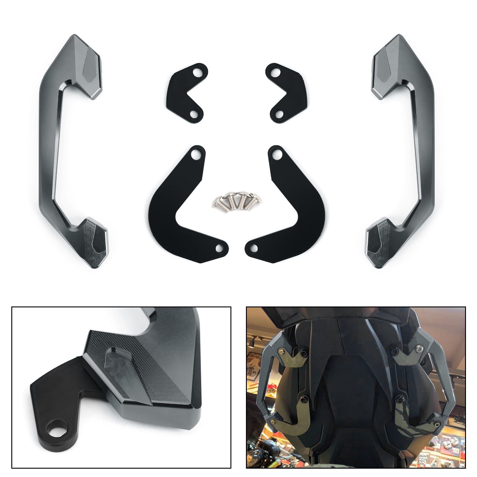 Armsteun handhouder voor motorfiets achterpassagier voor Honda CB650R 2019-2020 Generiek