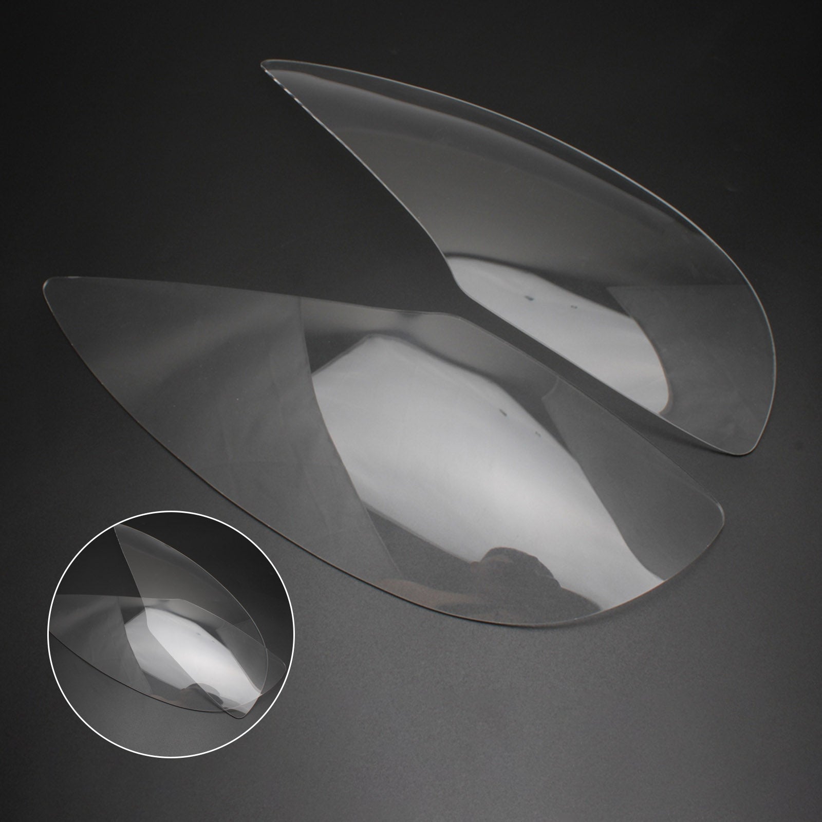 Cubierta de protección de lente de faro delantero para Suzuki Burgman 650 2015-2020 genérico