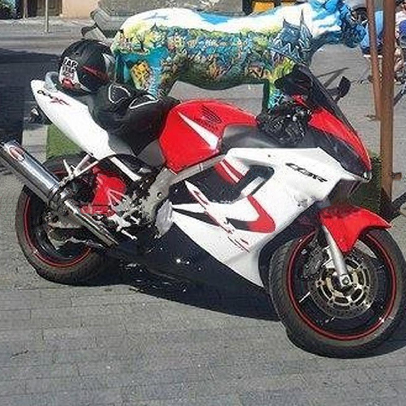 2004-2007 Honda CBR600 F4i Amotopart Injection Fairing Kit Bodywork Plastic Abs # 124