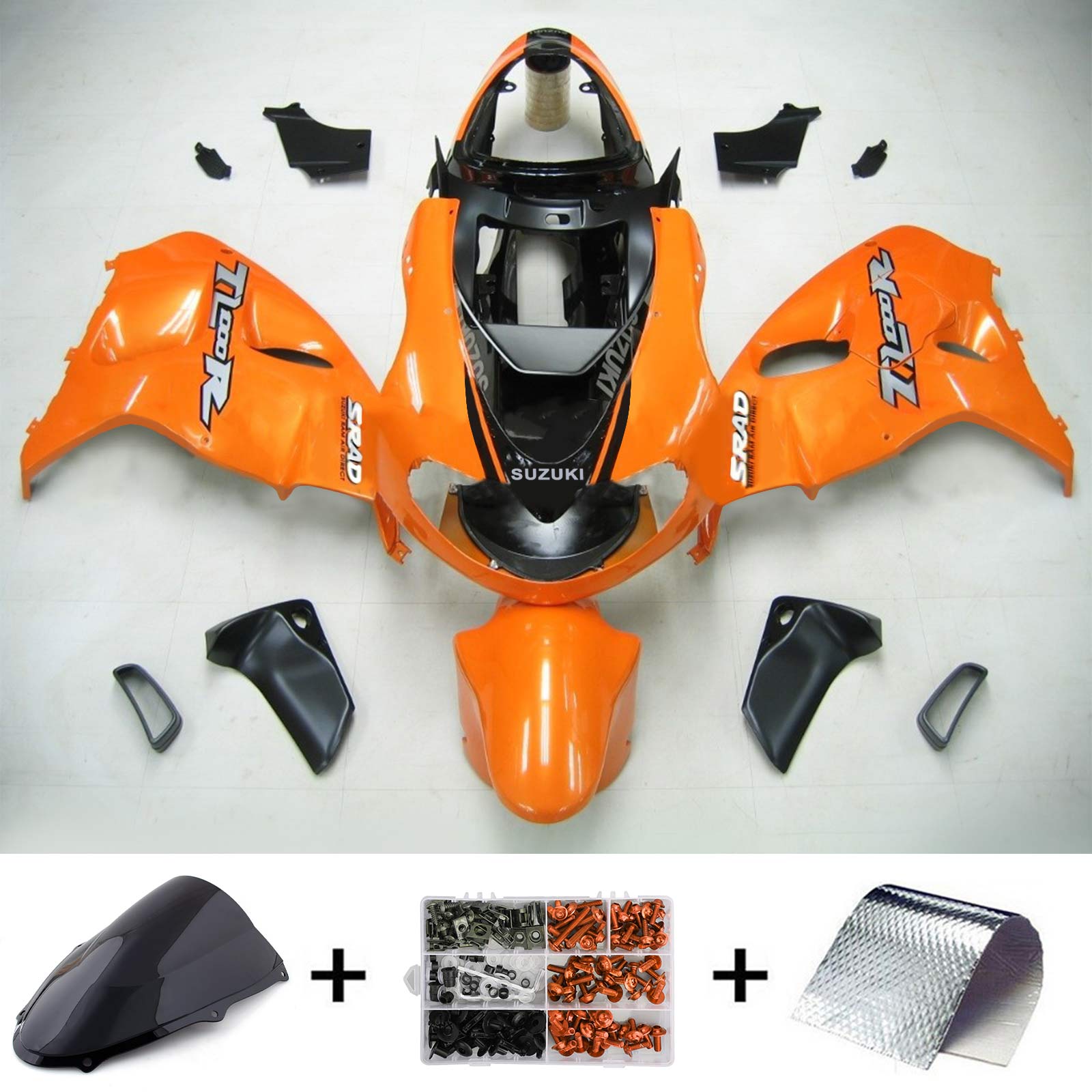 1998-2003 Suzuki TL1000R Amotopart Injeksjon Fairing Kit Bodywork Plast Abs #137