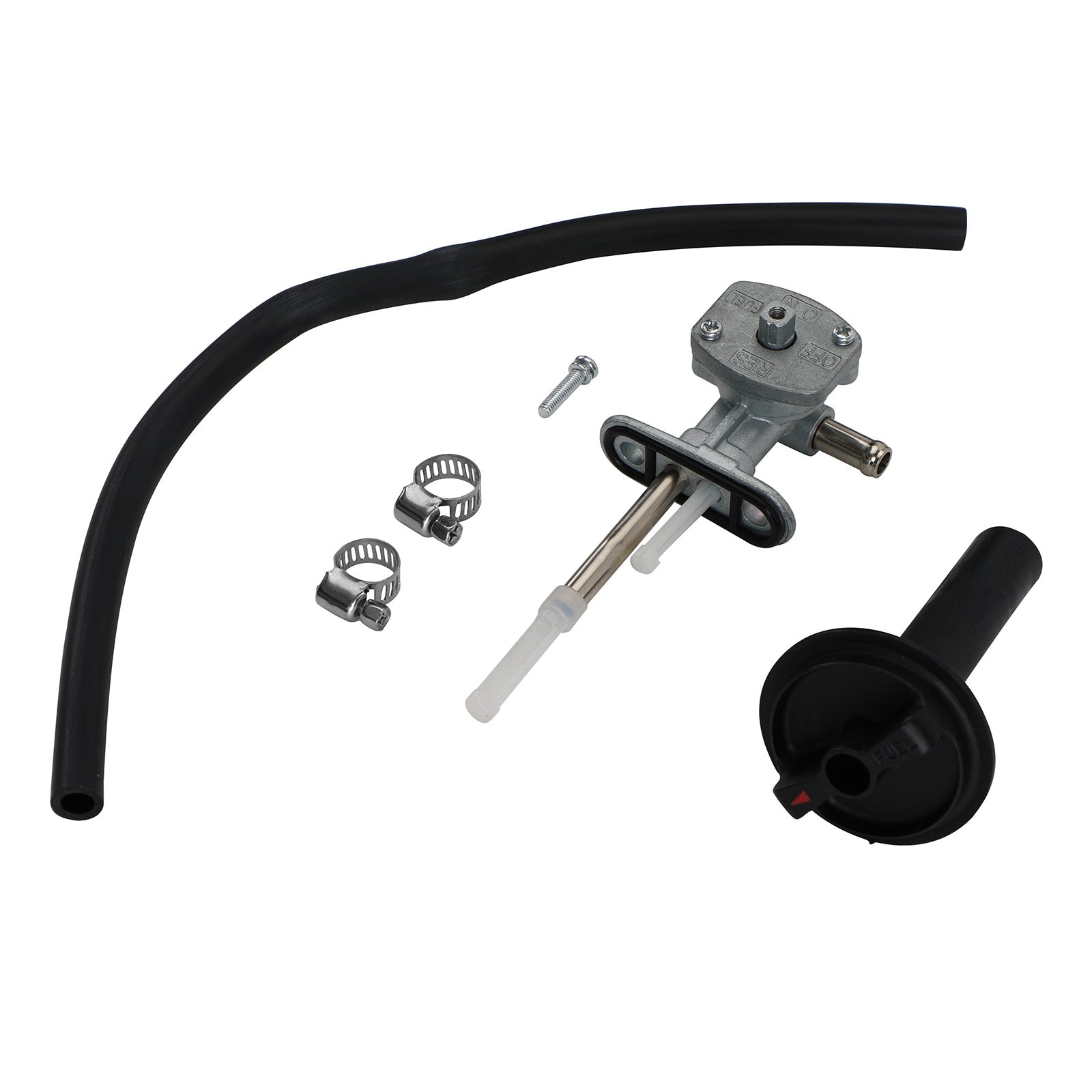 Bensinkran for drivstoffventil & Skrue til spak passer til Kawasaki Prairie 400 KVF400 1999-2002