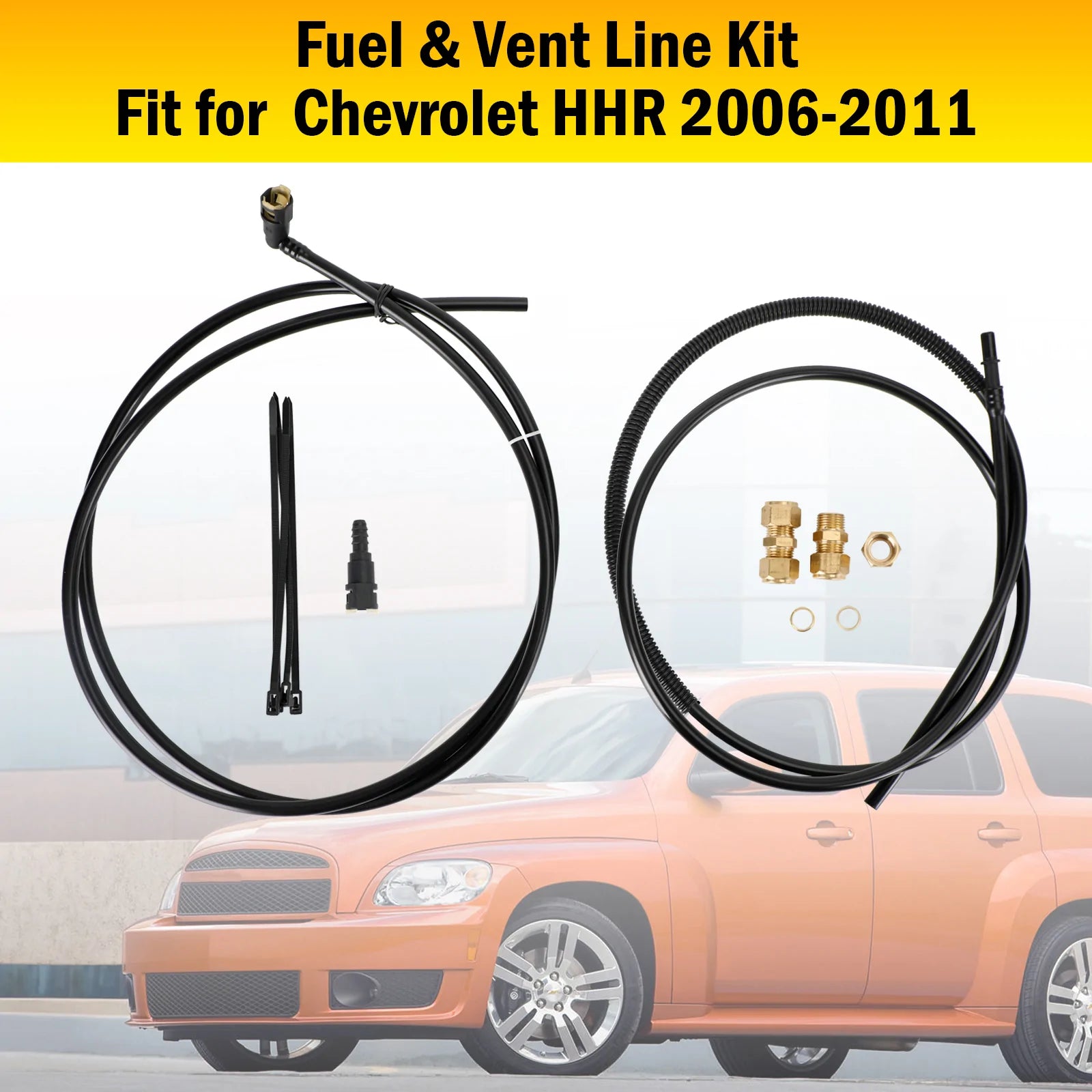 Chevrolet HHR 2006–2011 Nylon Fuel & Reparasjonssett for ventilasjonsledning Fl-FG0974