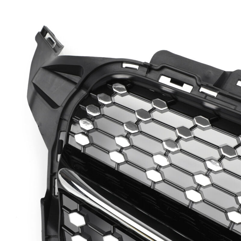 Nytt främre diamantgrillgaller för Benz W205 C-klass C250 C300 C400 2015-2018