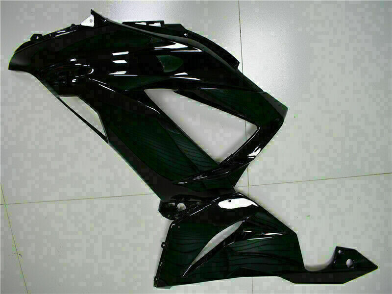 2013-2018 Kawasaki Zx6R kuip glanzend zwarte kunststof injectieset