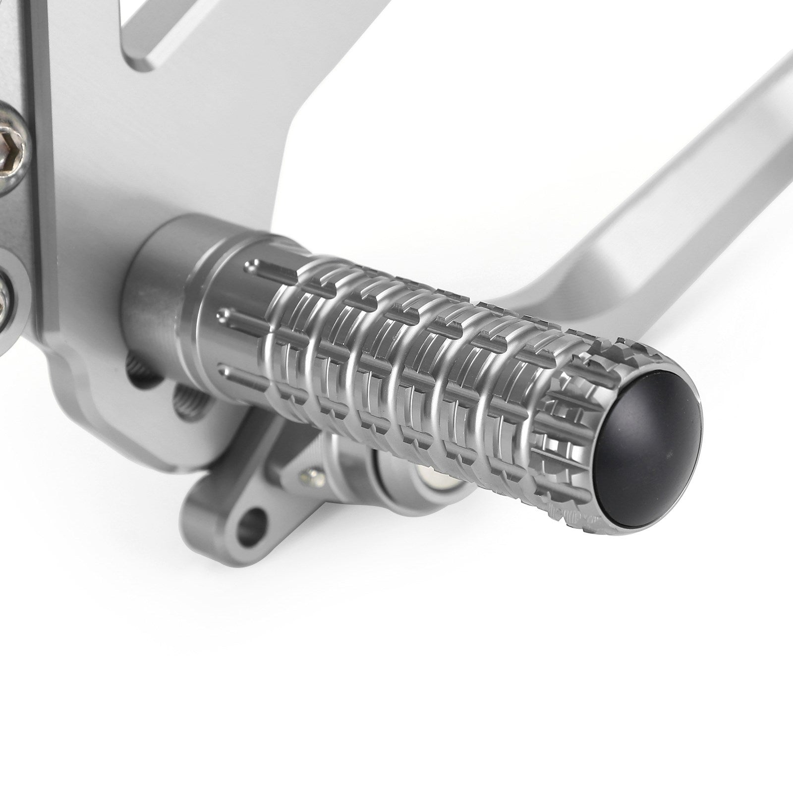 Reposapiés traseros negros para Kawasaki Ninja ZX-25R ZX25R 2020-2021