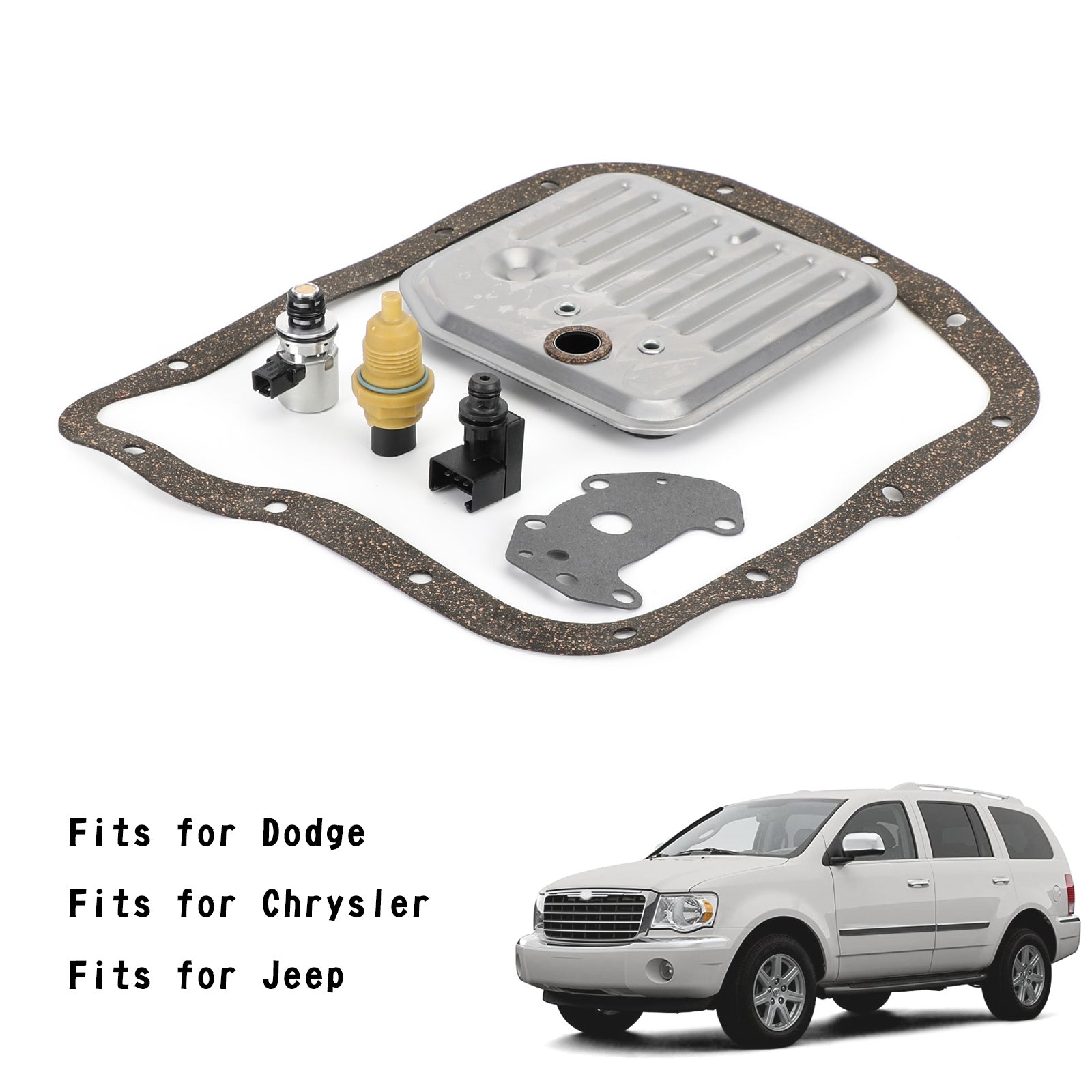 Gouverneur Druksensor Solenoïde Kit & Filter A518 46RE 47RE 2000-UP Generiek