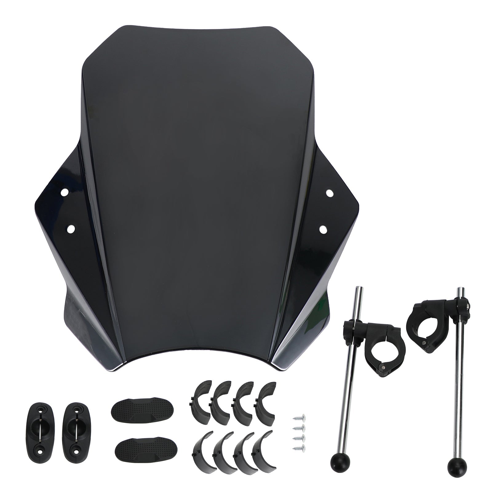 Parabrisas Universal para motocicleta, parabrisas ajustable, manillar de 22MM, 25MM y 28MM