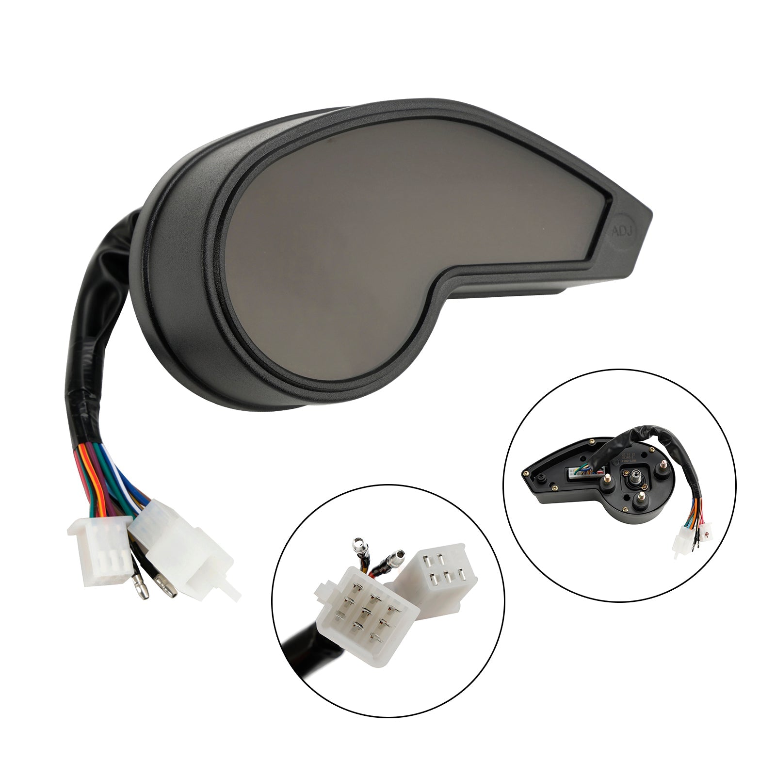 Hastighetsmätare kilometer varvare LCD -skärm för CrossMax150 DM150 DM200 XR190