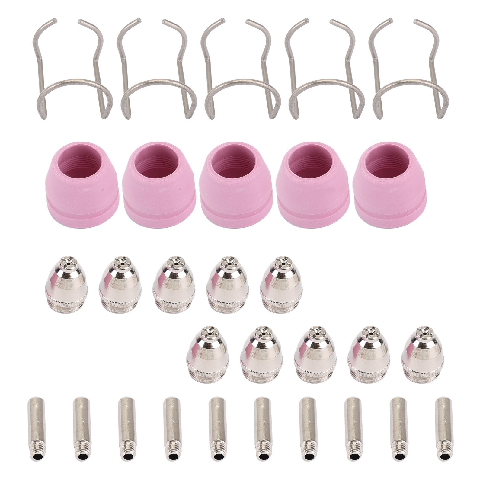 Areyourshop 30 pièces AG-60 SG-55 torche de découpe Plasma consommables embouts d'électrode Guide de bouclier
