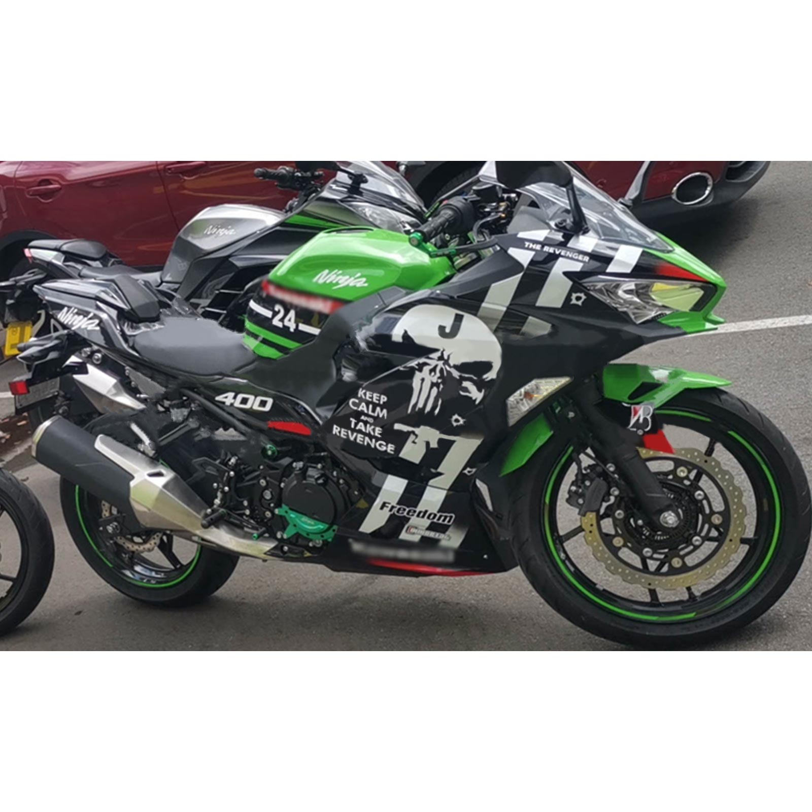 2018-2024 Kawasaki EX400/Ninja400 Fairing Sit