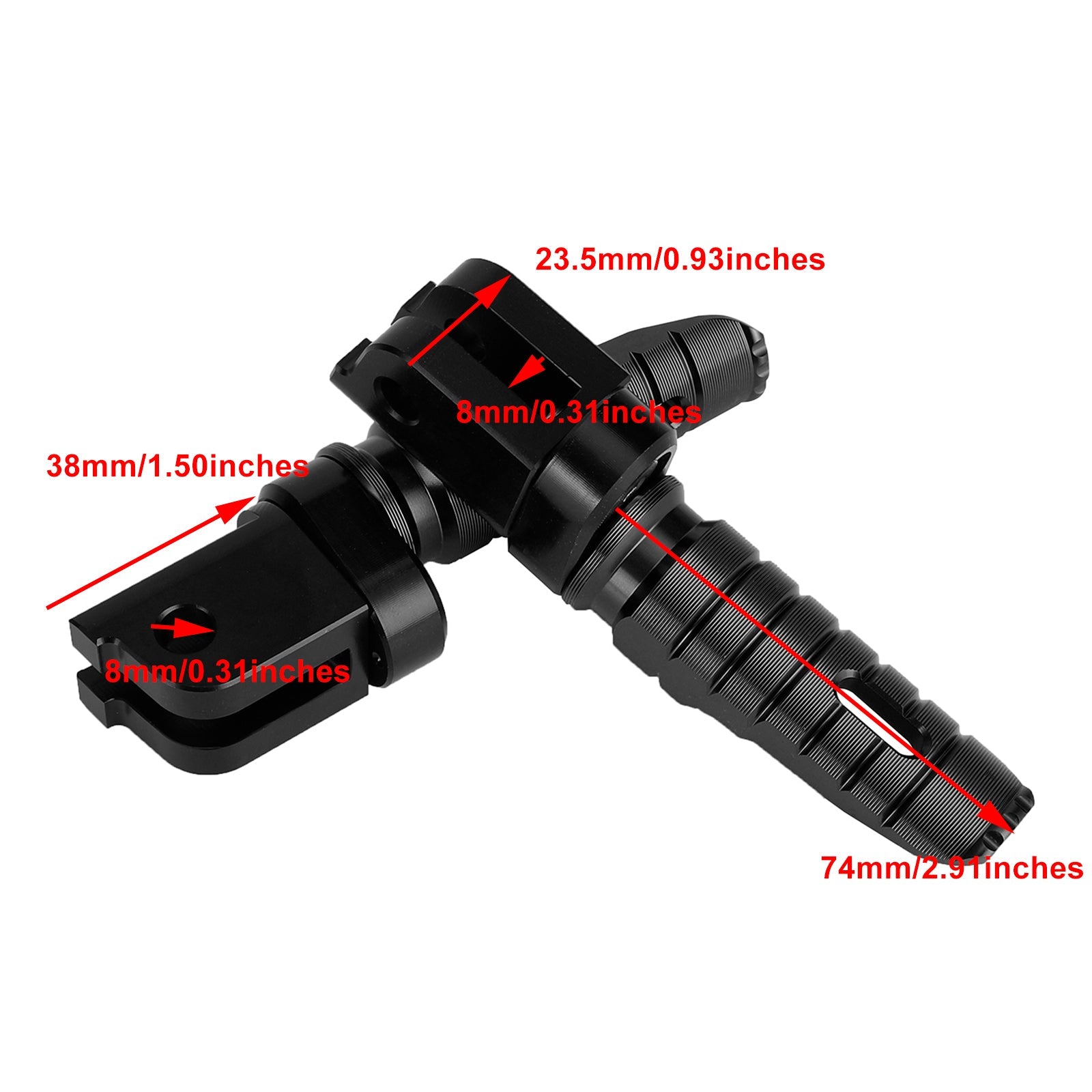 Benelli Leoncino 500 2018-2022 502C 752S 2019-2022 Repose-pieds avant Repose-pieds
