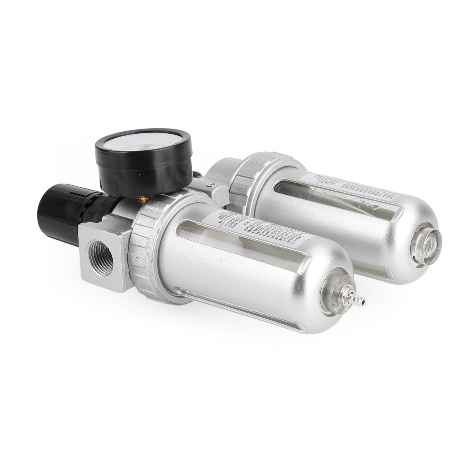 1/2"i luftkompressorfilter olje- och vattenseparatorfällverktyg med regulatormätare