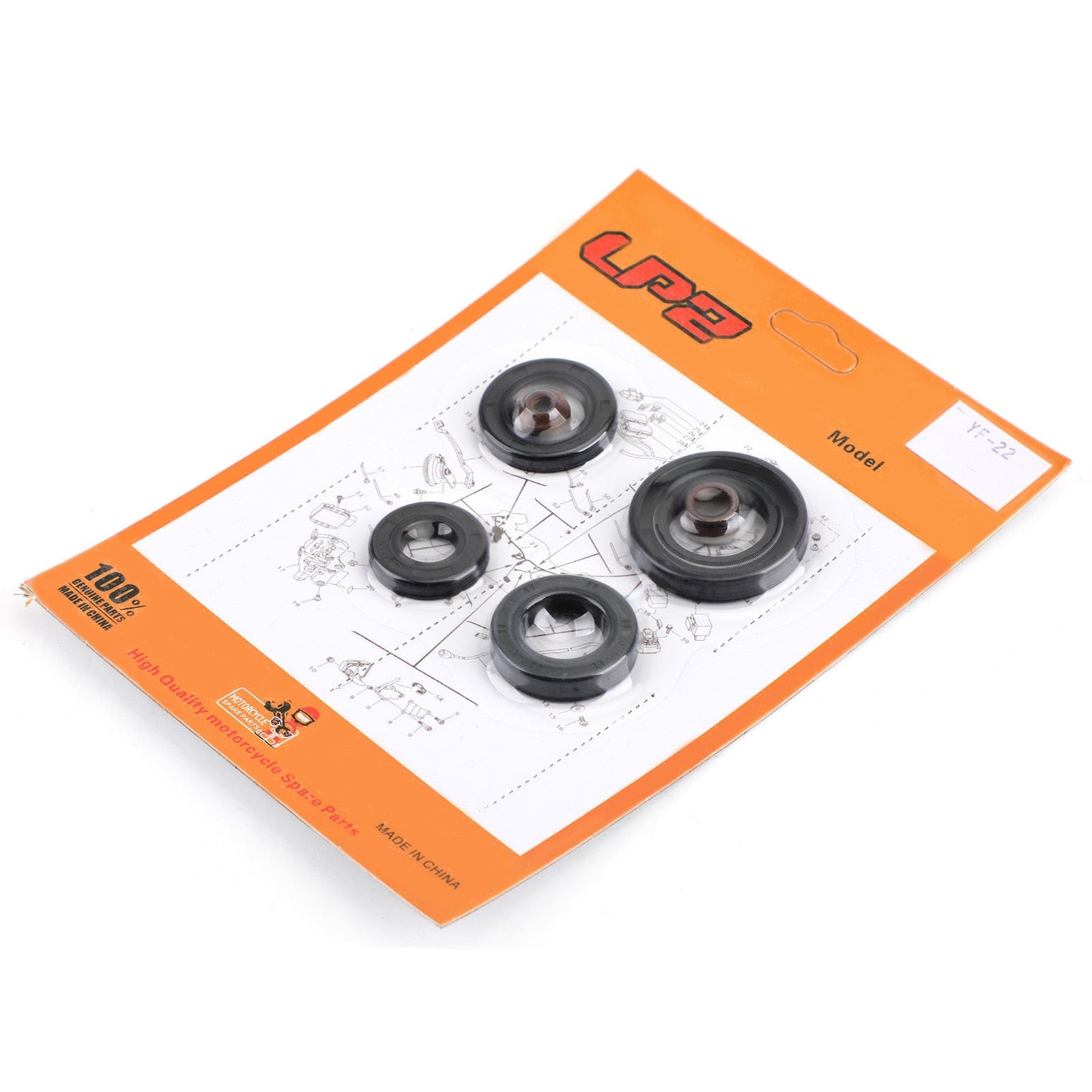 Honda XR 100 XR100 XR100R 1981-2003 Komplett motoroljeforseglings veivhus Kit