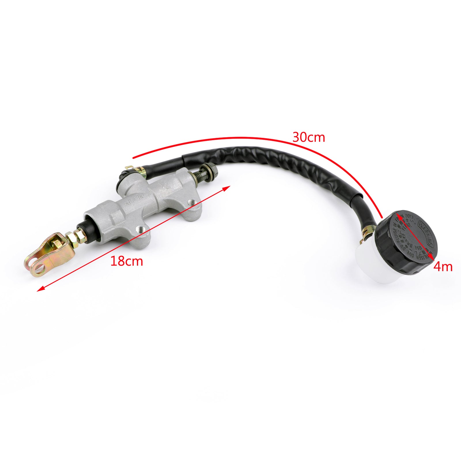 Hoofdremcilinder achter & Vloeistofreservoir voor Yamaha WR250F WR426F WR400F Generiek