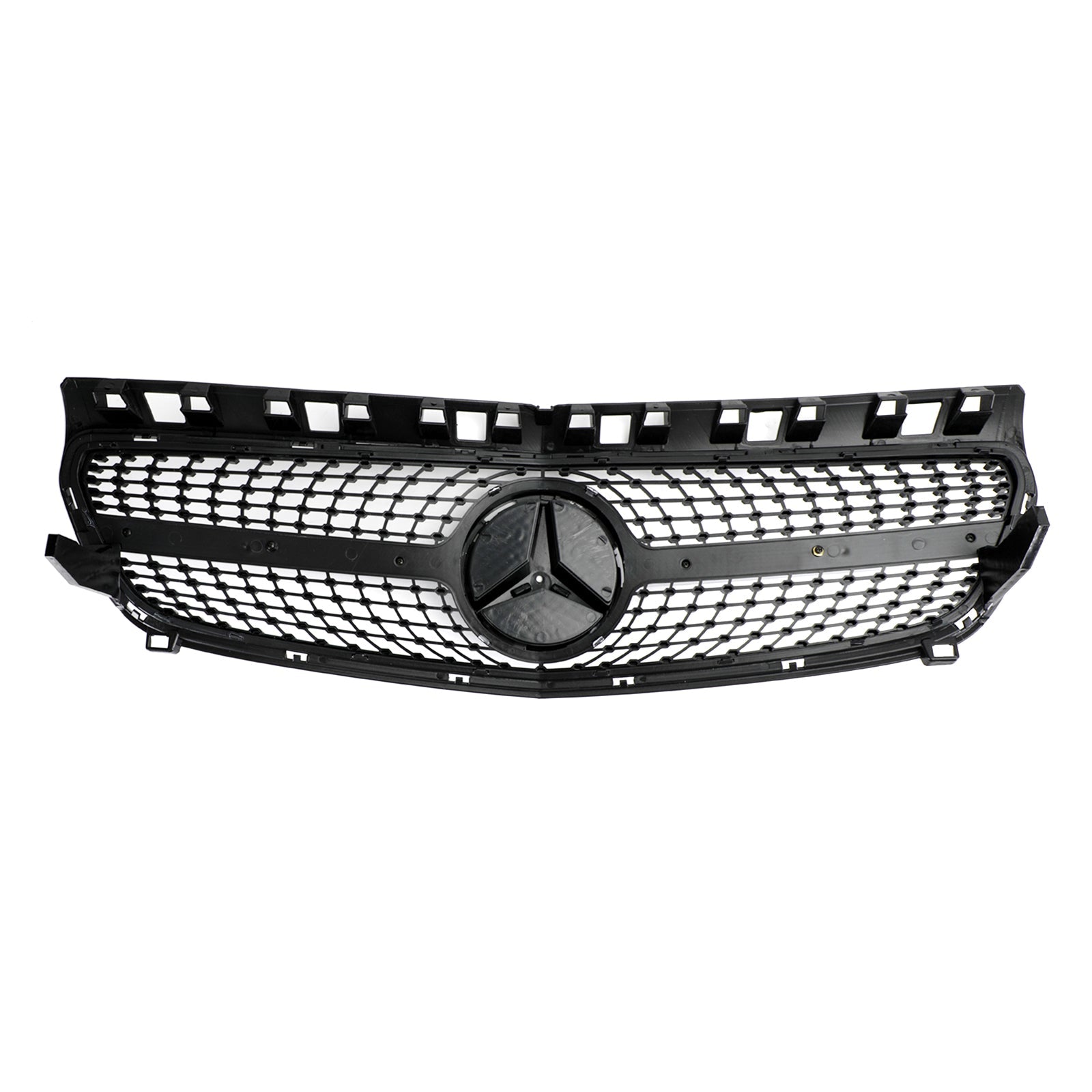 2013-2015 A-KLASSE W176 Mercedes Benz Voorbumper Grille Zwart/Chroom