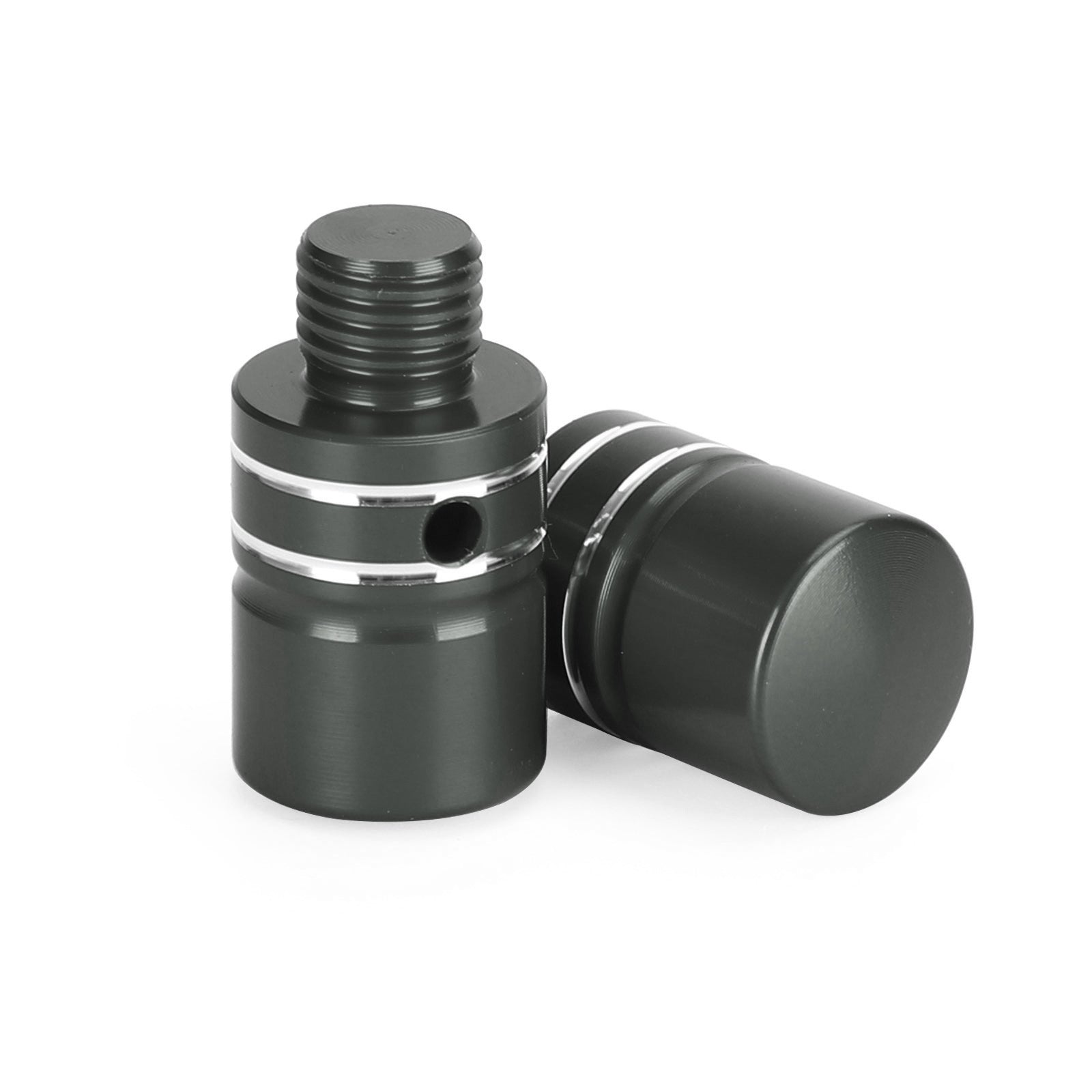 2x Black M10 Mirror Blanking Plugs Bults för BMW R1200GS LC Adventure 2013-2021