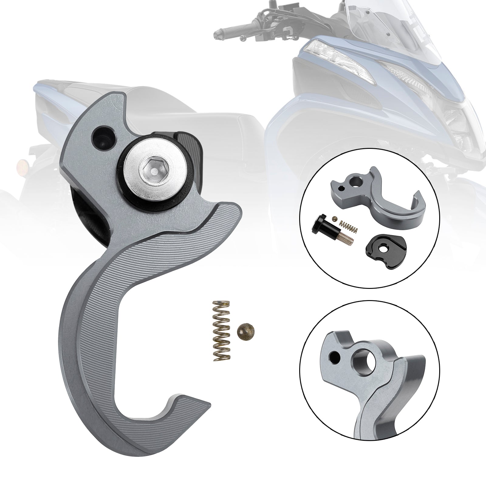 Crochet de transport pour casque, cintre de bouteille pour Yamaha Tricity 125 2014-2021/155 2016-2023