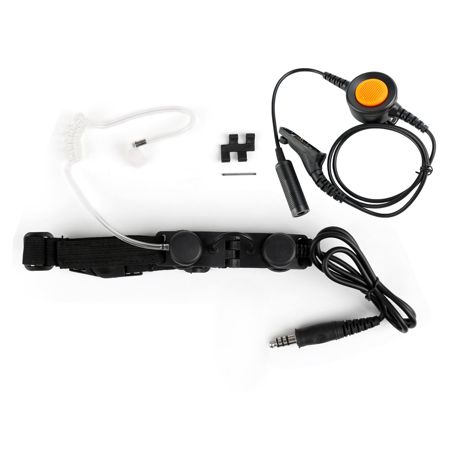 Casque de casque réglable de micro de gorge z-tactical pour xpr6300 xpr6350 xpr6380 xpr6500