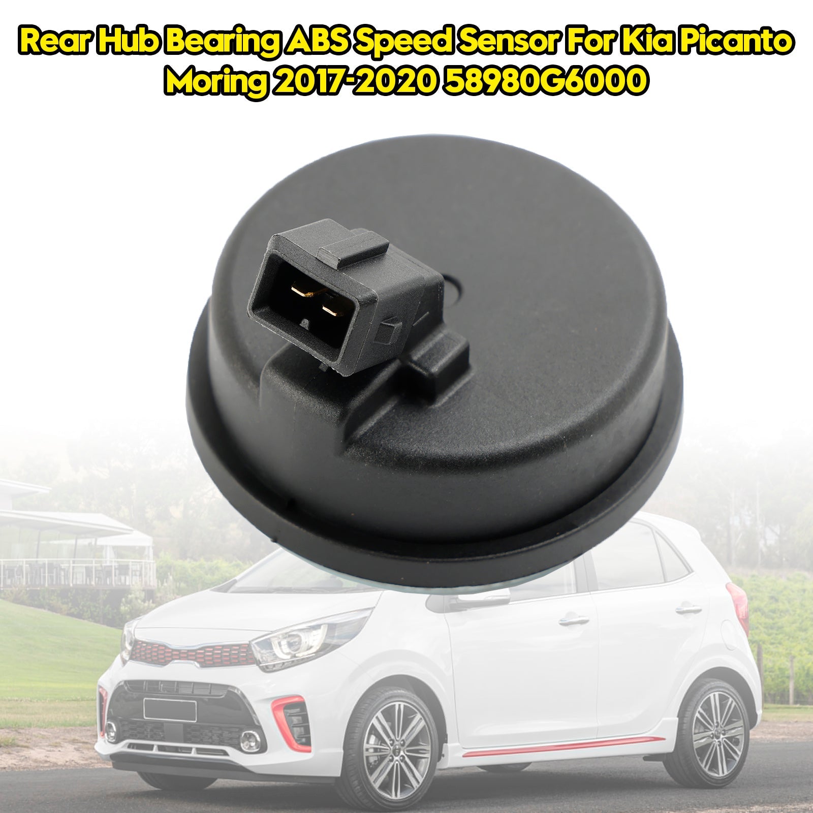 Kia Picanto Moring 2017-2020 58980G6000 Cubra traseiro Rolando o sensor de velocidade ABS
